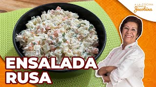 CÓMO HACER ENSALADA RUSA FÁCIL Y RÁPIDA