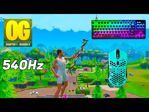 SteelSeries Apex Pro TKL ASMR 😴 Fortnite OG Solo Gameplay 🏆 Satisfying Keyboard Fortnite 360 FPS 4K