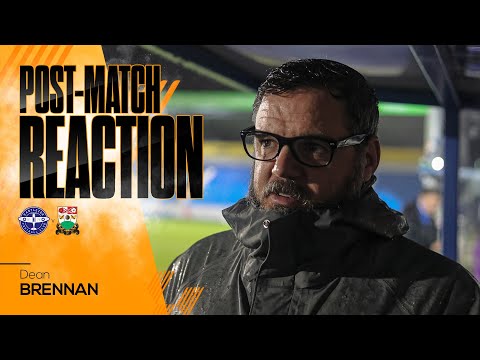 Dean Brennan post-match | Eastleigh