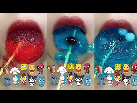 ASMR Emoji Food Challenge Mukbang Eating Sounds