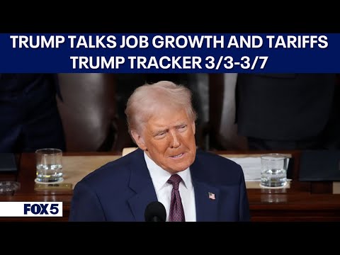 President Trump talks job growth, crypto opportunities, Canada and Mexico tariffs | Trump Tracker