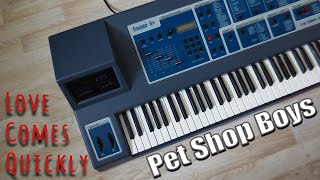 Pet Shop Boys  Love Comes Quickly ~ Vintage Synthesizer Recreation ~ RetroSound