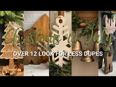 Easy Look for Less Christmas Dupes | High end Dupes | Christmas in July