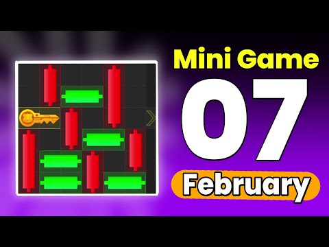 07 February Hamster Kombat Mini-Game Puzzle | #hamsterkombat #hamsterkombatminigame #trending