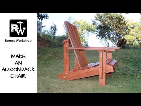 Awesome Woodworking Design Idea // How to Make Outdoor Chair - DIY!