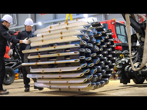 The process of perfectly restoring a giant snowplow.