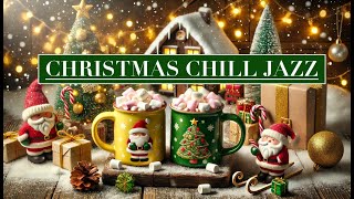 Cozy Xmas Chill & Lo-fi Jazz 🎄Warm Fireplace Ambience for Relaxing