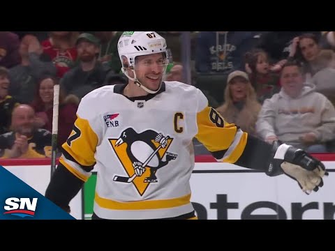 Penguins' Sidney Crosby Scores Against Wild's Fleury In Final Matchup