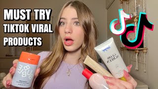 MUST TRY TIKTOK VIRAL BEAUTY PRODUCTS !!! MY TOP 10 !