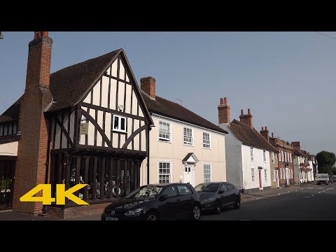 Sawbridgeworth Walk: Town Centre【4K】