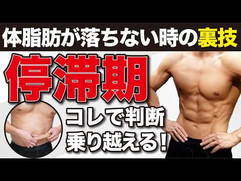 【ダイエット停滞】体脂肪が落ちない時の裏技はコレ！