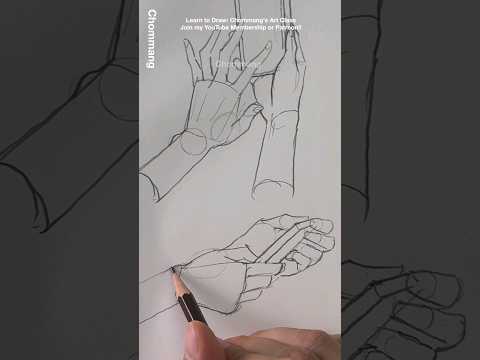 How to draw hands. Draw like a wave🌊 #sketch #drawing #art