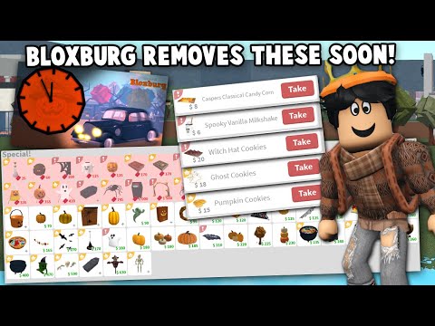 BLOXBURG REMOVES THESE ITEMS NEXT WEEK... last chances!