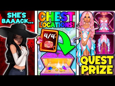 ALL CHEST LOCATIONS IN VALENTINE'S QUEST! HOW TO GET THE NEW SET FOR *FREE*! | Dress To Impress