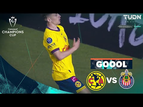 ¡EL MAGO! Golazo de Fidalgo | América 4-0 Chivas | CONCACAF Champions Cup 2025 | TUDN