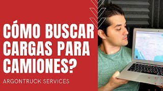 Cómo buscar cargas para camiones?