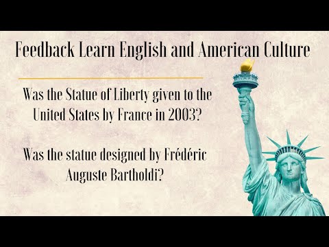 2.🗽Feedback 🔥 || The Secret History of the Statue of Liberty || Learn English and American Culture