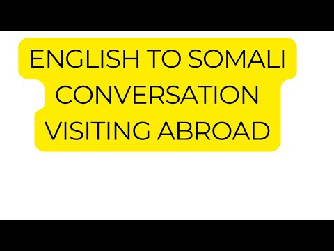 Wadasheekeysi Gaaban | English Short Conversation - Ku Baro Englishka Afsoomaali