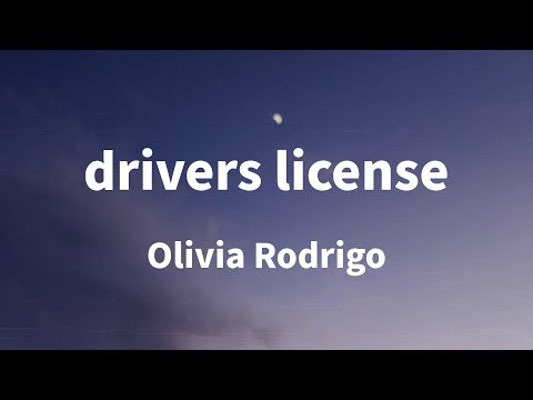 Olivia Rodrigo - drivers license (Lyrics)