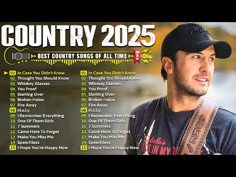 Top 100 Country Songs Of 2025 - Luke Bryan, Morgan Wallen, Jason Aldean, Kane Brown, Chris Stapleton