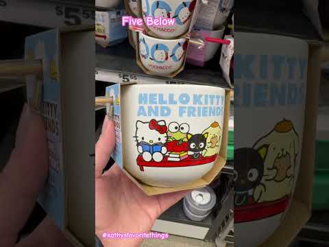 FIVE BELOW #FiveBelowNew #fivebelowhaul #newatfivebelow #fivebelowhellokitty #hellokittynew #5below