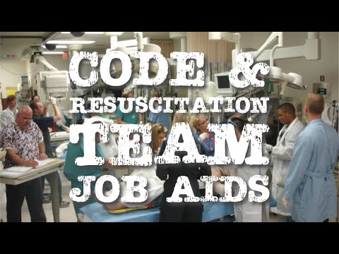 Code & Resuscitation Teams Job Aids