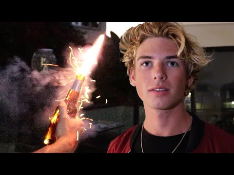 SURPRISE FIREWORK PRANK ON BEST FRIEND!