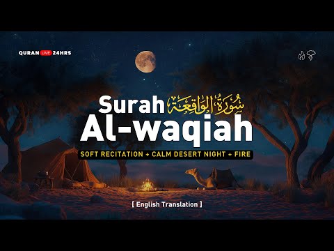 Soft recitation Surah Waqiah سورة الواقعة | For rizq and blessings in your home