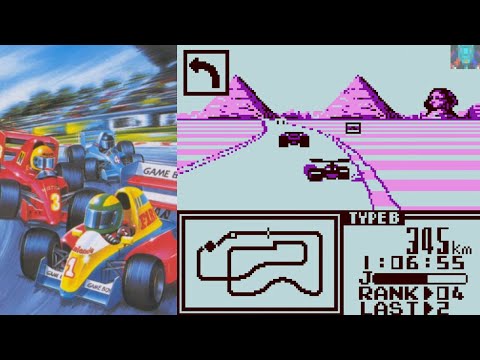 Gameboy Game : F-1 Race (1990 Nintendo) (Super Gameboy vers.)