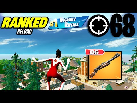 68 Elimination Solo Vs Squads "Ranked RELOAD" Gameplay Wins (Fortnite PS4 Controller On PC)