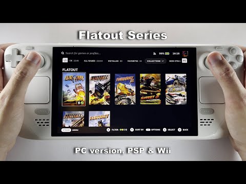 FlatOut Series on the Steam Deck