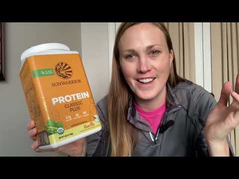 Review of the Sunwarrior Vegan Organic Protein Powder Plant-Based | Vanilla 30 Servings