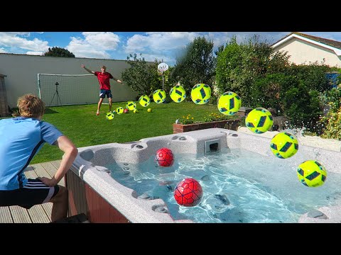 EXTREME GARDEN FOOTBALL CHALLENGES