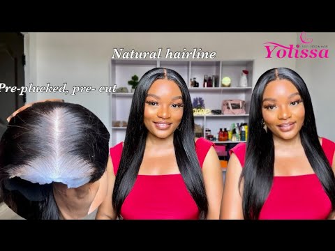 The most BEAUTIFUL WIG EVER😍 💅🏾 | AFFORDABLE ready to go wig| No glue, No spray ft YOLISSA HAIR