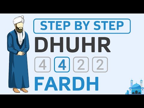 Learn to Pray Zuhr Salah Perfectly: Step-by-Step Guide to 4 Rakat Fardh Dhuhr - Male Hanafi Method