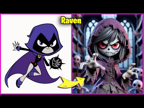 Teen Titans Go Characters As Zombies 🔥 + Guess The Voice Quiz | Robin, Starfire, Cyborg, Raven