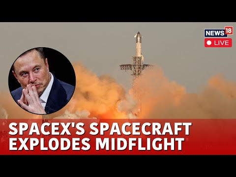 Elon Musk's SpaceX Starship Spacecraft Explodes Midflight For A Second Time | SpaceX Live | N18G