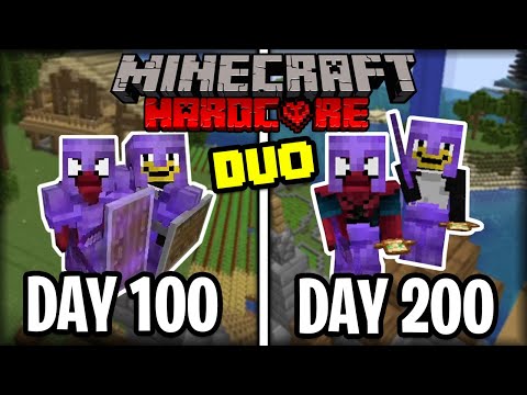 We Survived 200 Days in HARDCORE Minecraft...