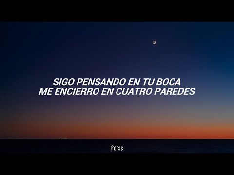 "Sigo pensando en tu boca, me encierro en cuatro paredes"  Kapo - OHNANA (Letra)