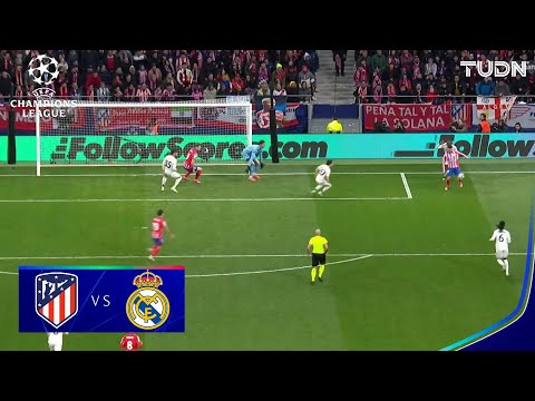 ¡CERCA EL ATLETI! Correa la falla | Atl Madrid 1-0 Real Madrid | UEFA Champions League 24/25 | TUDN