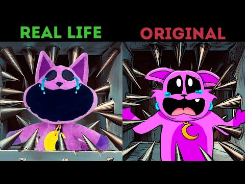 Best TikToks of POPPY PLAYTIME 3 | CATNAP IN REAL LIFE! | Original vs Plush Toys