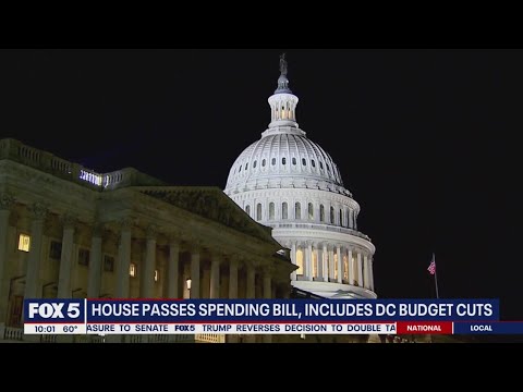 House passes spending bill that would cut $1B from DC budget