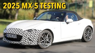 Next Generation New 2025 NE Mazda MX-5 Testing in Germany