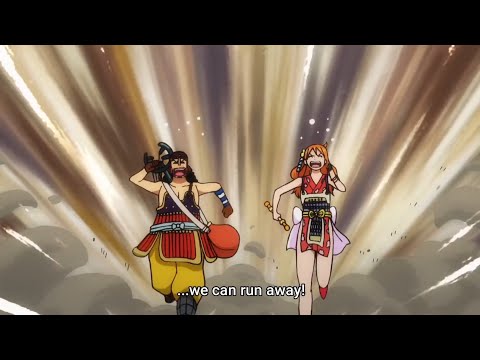 One piece episode 1002 - Funny moments with NAMI and Usopp