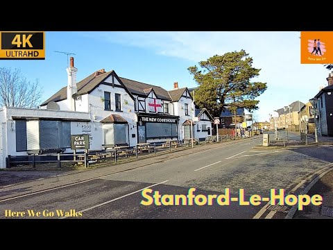 Stanford-Le-Hope 2025| 4K HD | Essex Walk | Here We Go Walks