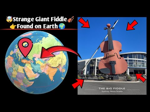 🤯🎻Strange Giant Fiddle found on Google Earth and Google Map 🌍 #shorts #earth #map #earthpromax