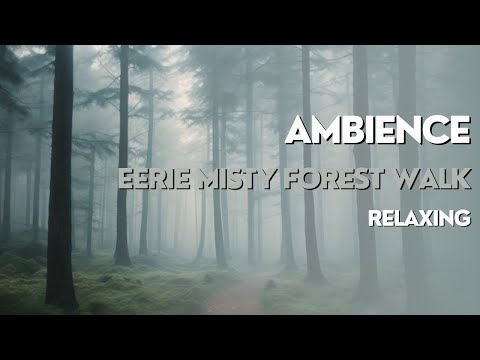 Eerie Misty Forest Walk 🌲🌫️ | Relaxing & Mysterious Nature Ambience