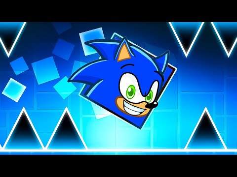 Sonic Plays GEOMETRY DASH...