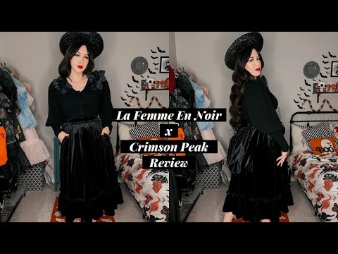 Sharing my thoughts on the La Femme En Noir x Crimson Peak collection #crimsonpeak #victorian