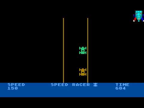 Atari 800 Game: Speed Racer (1980)